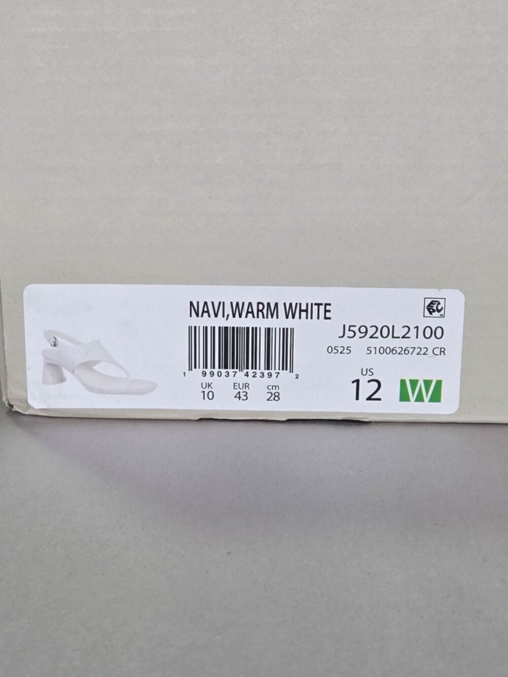 Naturalizer Navi Square Toe Dress Sandals - Warm White - Picture 6 of 11
